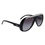 Thumbnail: Longchamp Black Plastic Sunglasses