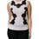 Thumbnail: Dolce & Gabbana White Cashmere Floral Lace Detailing Tank Top