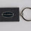Thumbnail: Dolce & Gabbana Black Leather Logo Metal Ring Keychain Keyring