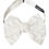 Thumbnail: Dolce & Gabbana White Textured Cotton Adjustable Neck Bow Tie