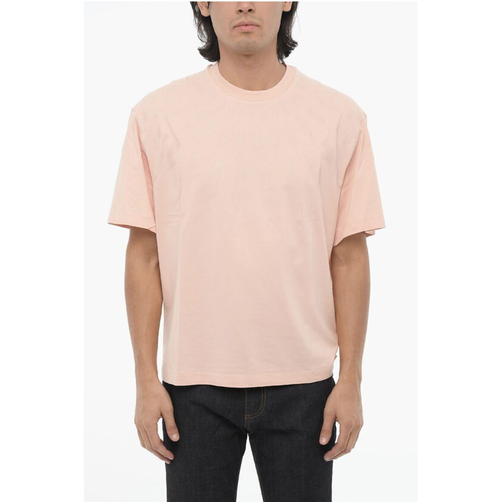 Neil Barrett Slim Fit FAIRISLE THUNDERBOLT Crew-neck T-shirt with Top