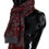 Thumbnail: GF Ferre Chic Red and Grey Cotton Wrap Scarf