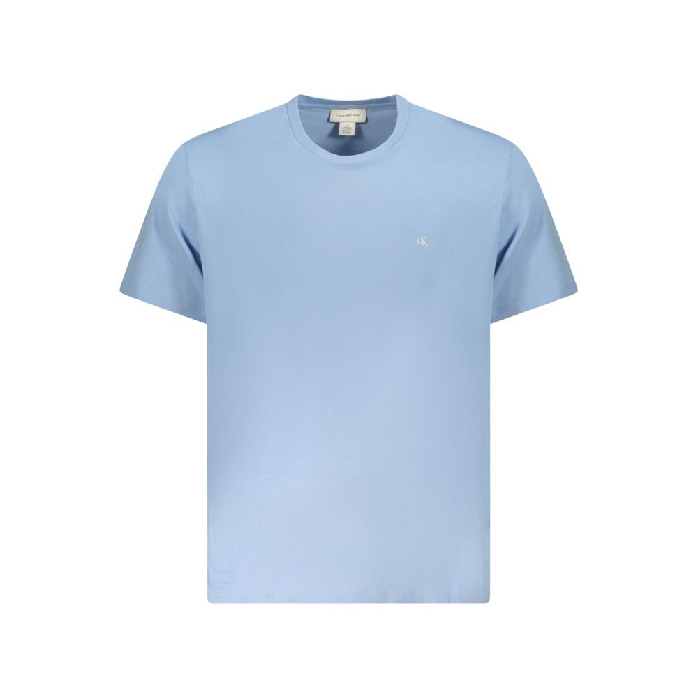 Calvin Klein Light Blue Cotton Mens T-Shirt