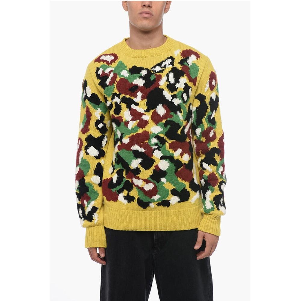 Dior PETER DOIG Camouflage Patterned Cashmere Pullover