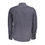Thumbnail: La Martina Blue Button-Down Cotton Shirt with Embroidery