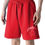 Thumbnail: Comme Des Fuckdown Chic Red Cotton Bermuda Shorts with Logo Print