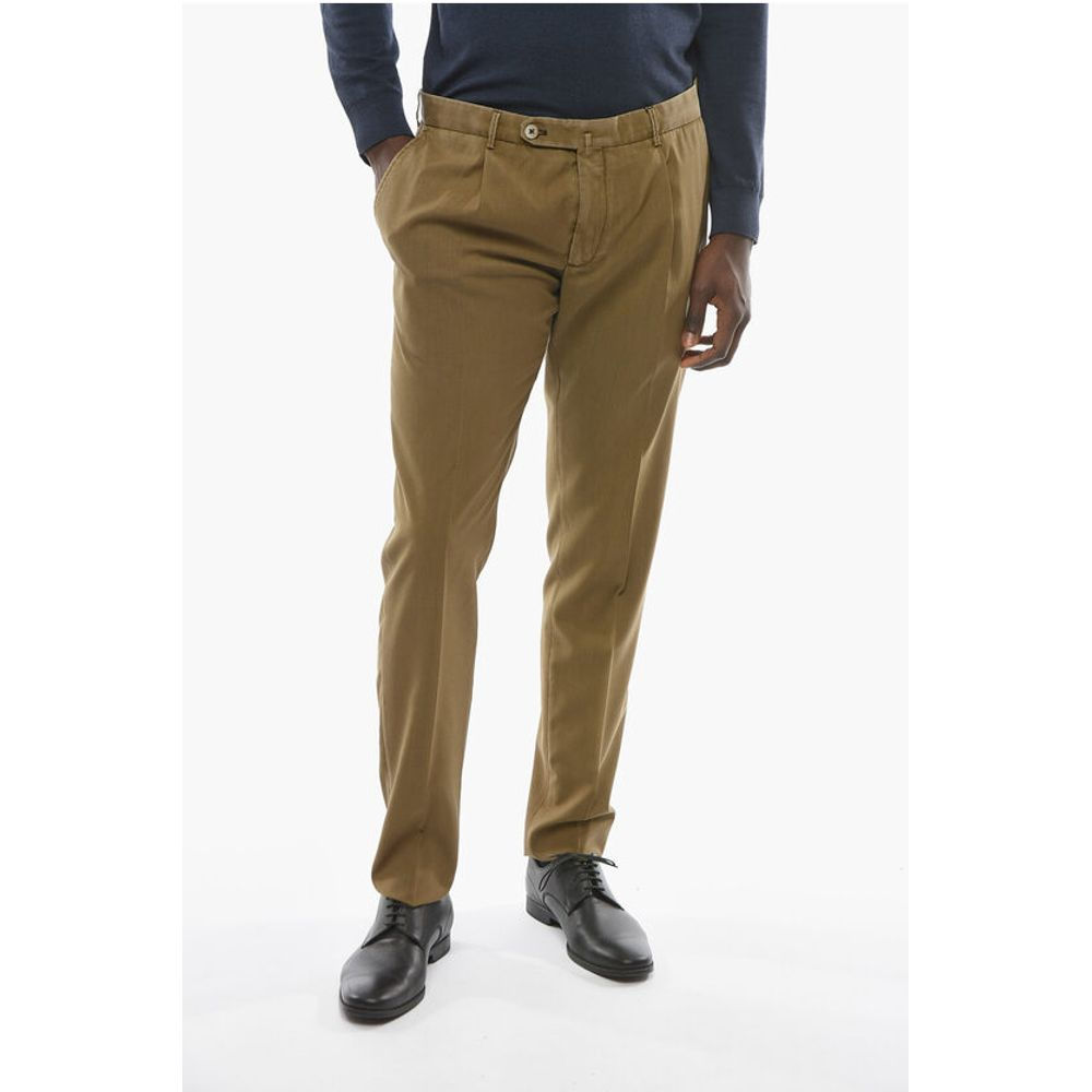Corneliani Wool Dyed Pleated Pants