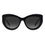 Thumbnail: Jimmy Choo Black Haircalf Sunglasses