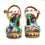 Thumbnail: Dolce & Gabbana Multicolor Carretto Ankle Strap Heels Sandals Shoes