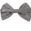 Thumbnail: Dolce & Gabbana Elegant Silver Gray Silk Bow Tie