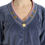Thumbnail: Cavalli Elegant Blue Zip Cardigan with Gold Details