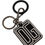 Thumbnail: Dolce & Gabbana Elegant Silver & Rubber Designer Keyring