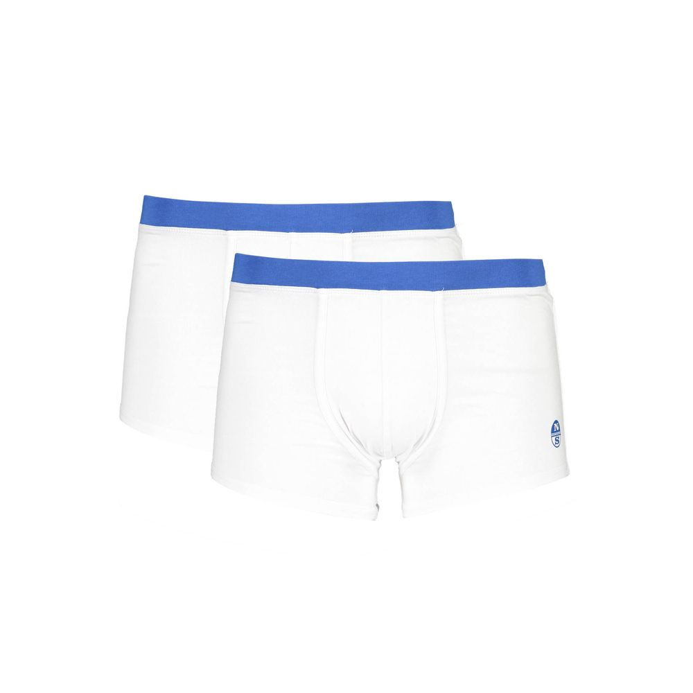 North Sails White Cotton Men Boxer