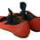 Thumbnail: EBARRITO Orange Leather Bow Slip-on Loafers Ballet Flat Shoes