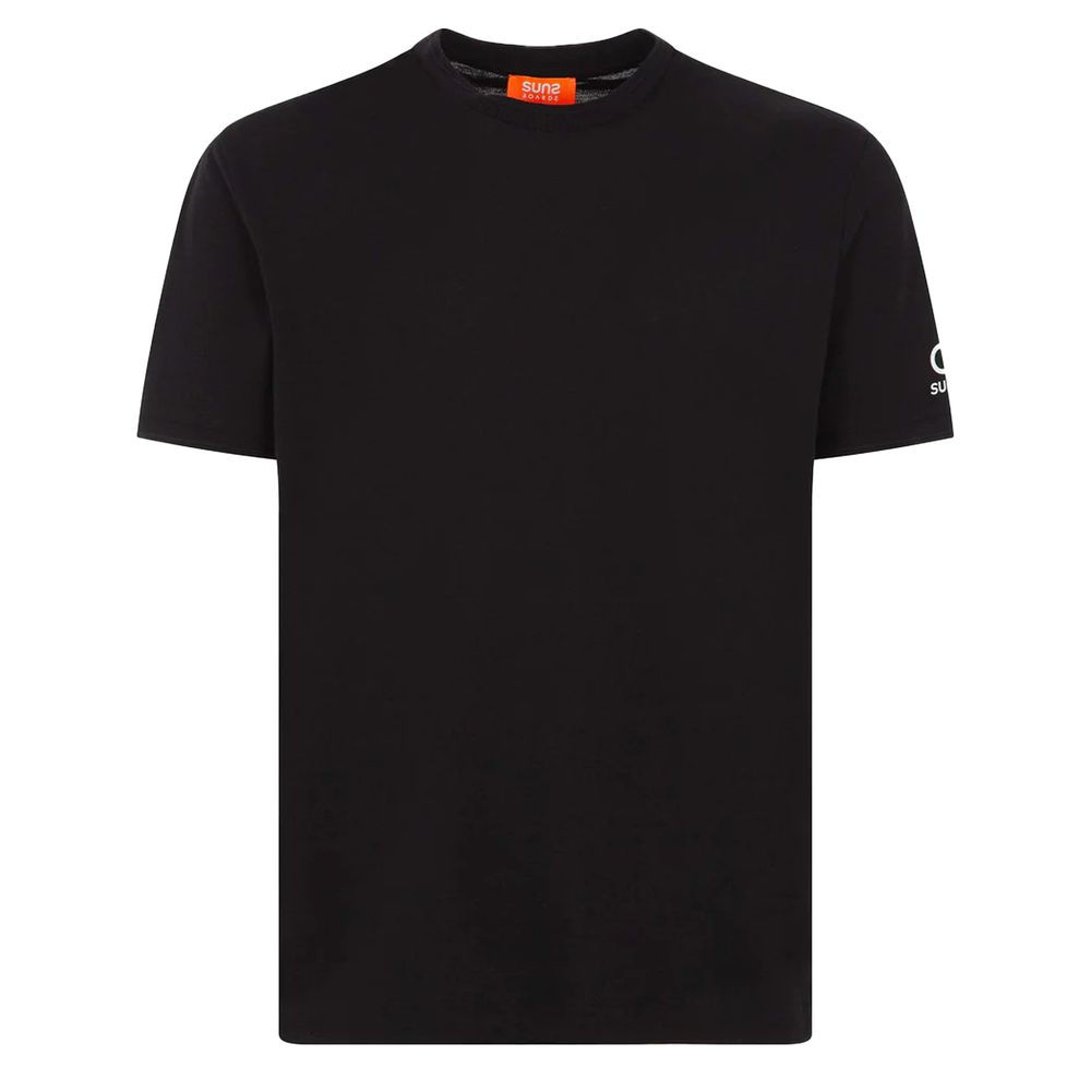 Suns Black Cotton T-Shirt