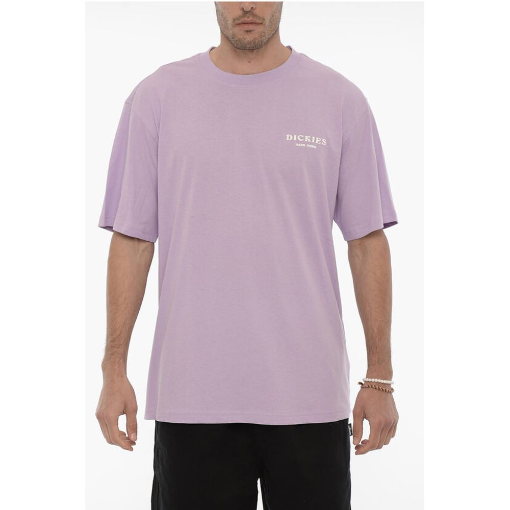 Dickies Crew-neck Cotton T-shirt with Embossed Print