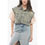 Thumbnail: Rick Owens Denim Cropped Jacket with Laces
