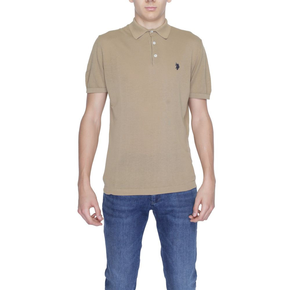 U.S. POLO ASSN. Beige Cotton T-Shirt