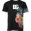 Thumbnail: Dolce & Gabbana Black DG Floral Print Crew Neck T-shirt