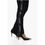 Thumbnail: Off-White Solid Color Leggings with Side Logoed Band and Ankle Slit