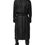 Thumbnail: Dolce & Gabbana Black Silk DG Logo Men Wrap Robe Coat Jacket