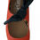 Thumbnail: EBARRITO Orange Leather Bow Slip-on Loafers Ballet Flat Shoes