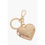 Thumbnail: Moschino LOVE Golden-Effect keyring with Heart-Shaped Charm