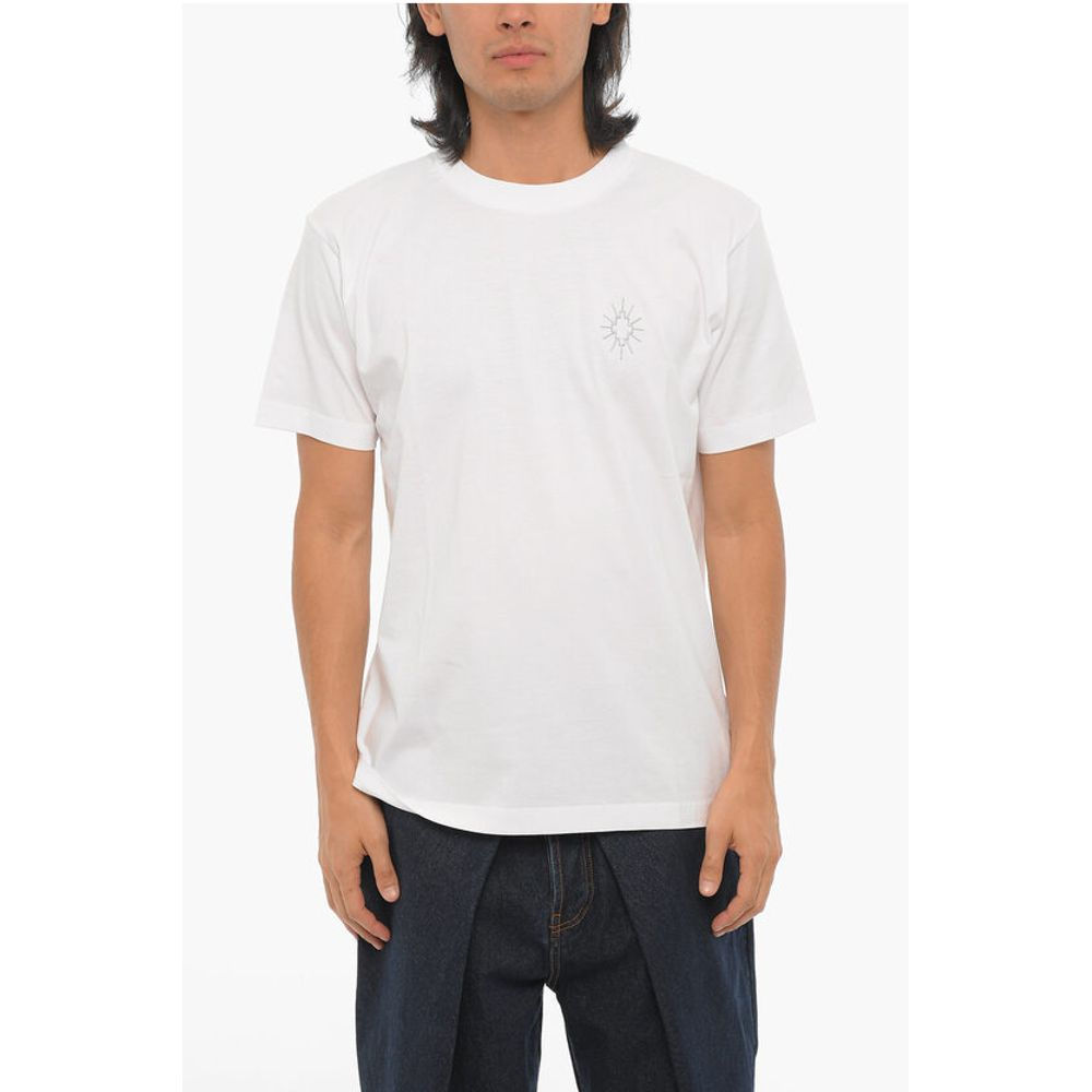 Marcelo Burlon Solid Color ECLIPSE CROSS Crew-neck T-Shirt