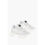 Thumbnail: Off-White Solid Color Perforated Fabric Low-Top Sneakers
