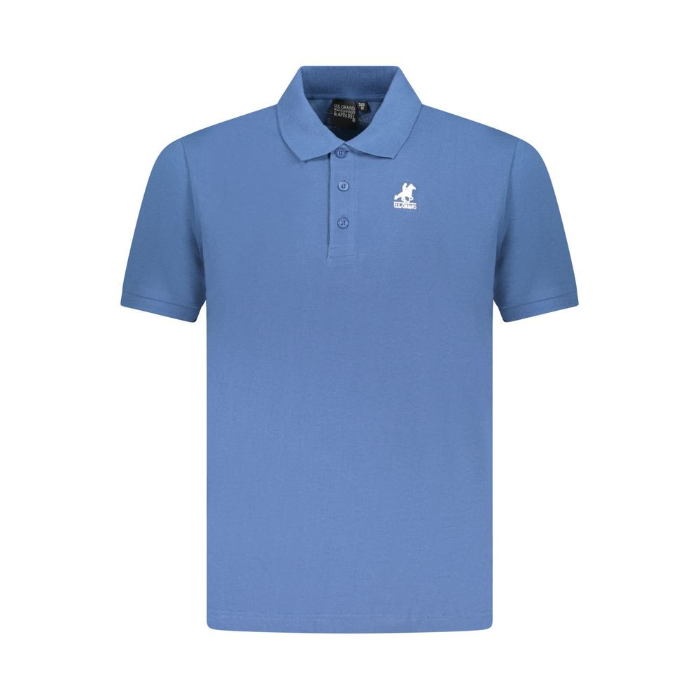 U.S. Grand Polo Blue Cotton Men Polo Shirt
