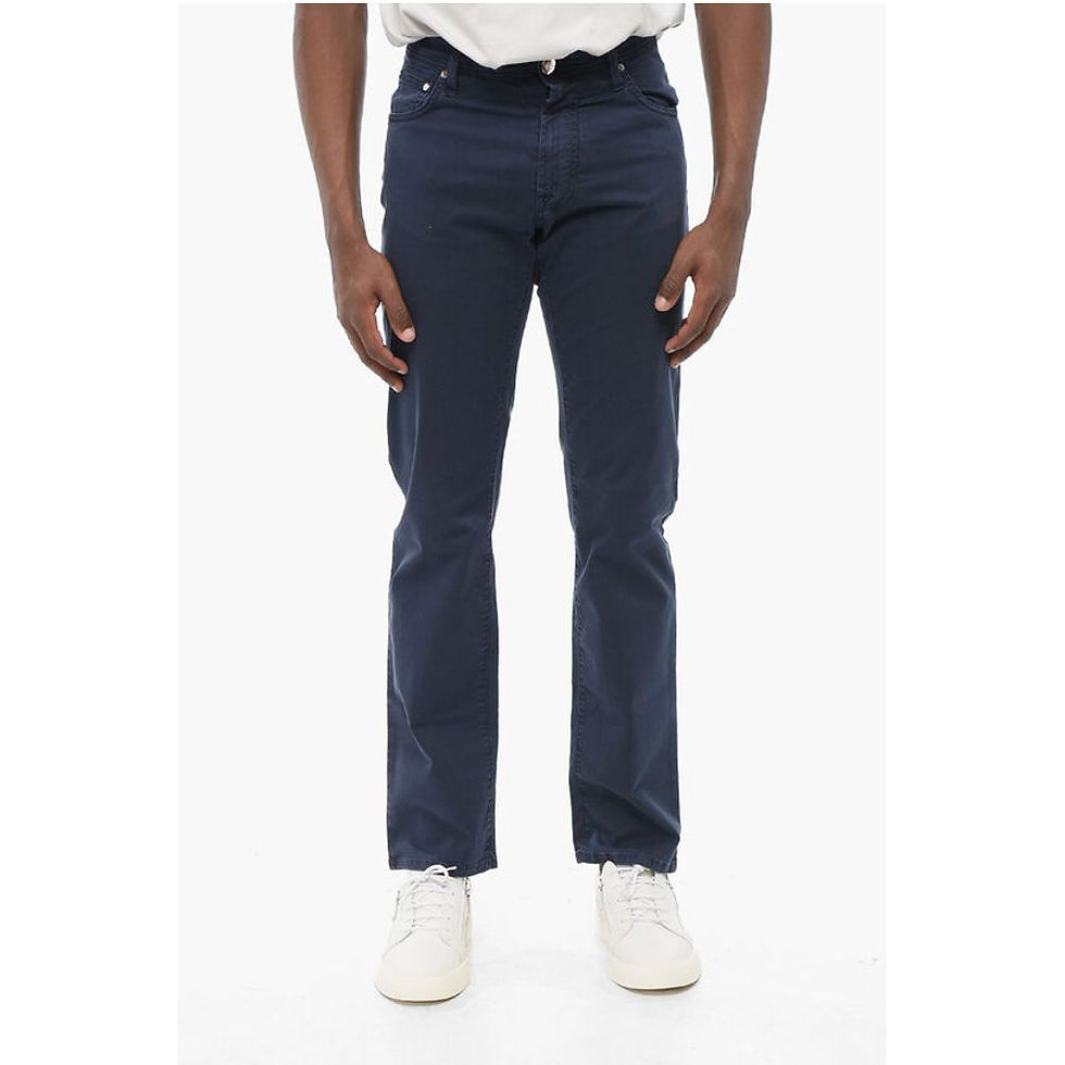 Corneliani ID Stretch Cotton LAZISE 5-Pockets Pants