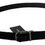 Thumbnail: Dolce & Gabbana Black Velvet Silver Tone Metal Buckle Men Belt