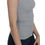 Thumbnail: PINK MEMORIES Elegant Sleeveless Light Gray Cotton Blouse