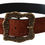 Thumbnail: Dolce & Gabbana Elegant Suede Leather Belt with Gold Studs