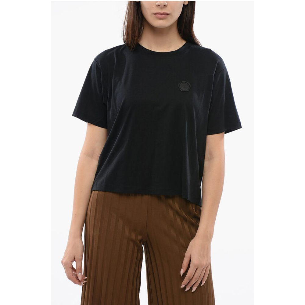 Viktor & Rolf Cropped COUTURE T-shirt With Bow Detail