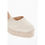 Thumbnail: Castaner Organic Cotton CAROL Ankle-Strap Espadrilles with Wedge 10cm