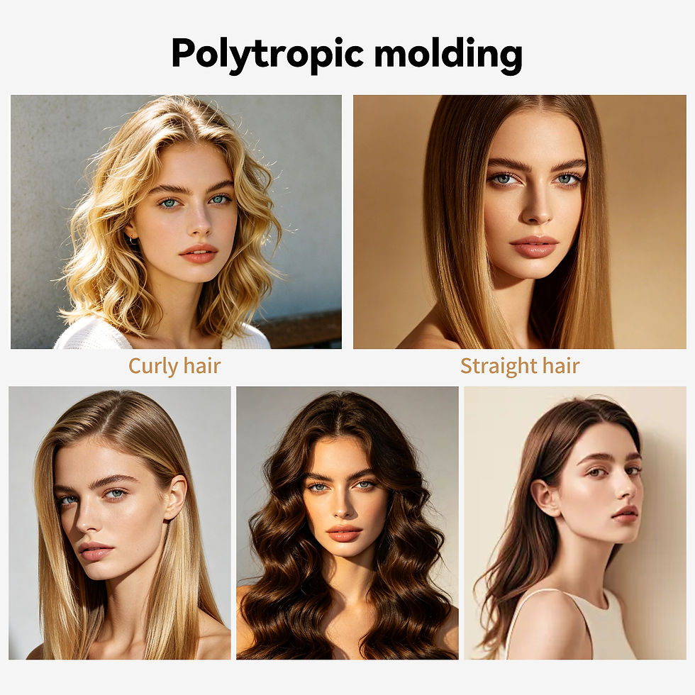 Thumbnail: 450°F Dual PTC Fast Heated Thermal Brush Electric Hot Hair Brushes 38MM Hot Air