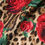 Thumbnail: Dolce & Gabbana Brown Rose Leopard Short Sleeves Mini Dress