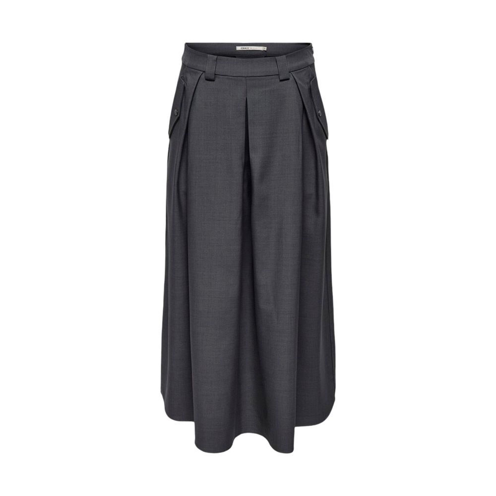 Only Gray Polyester Skirt