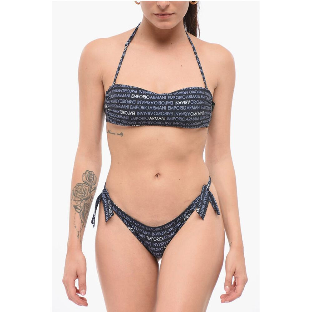Armani EMPORIO Monogram Patterned Bikini Set