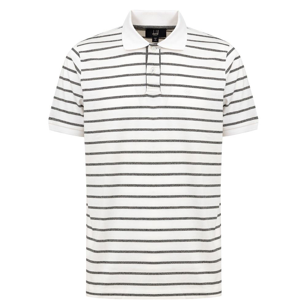 Dunhill White Cotton Polo Shirt
