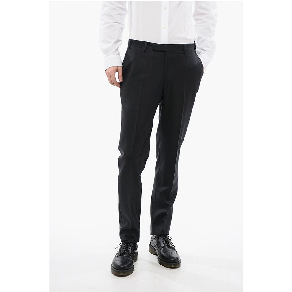 Corneliani BI ELASTIC Extrafine Wool Pants