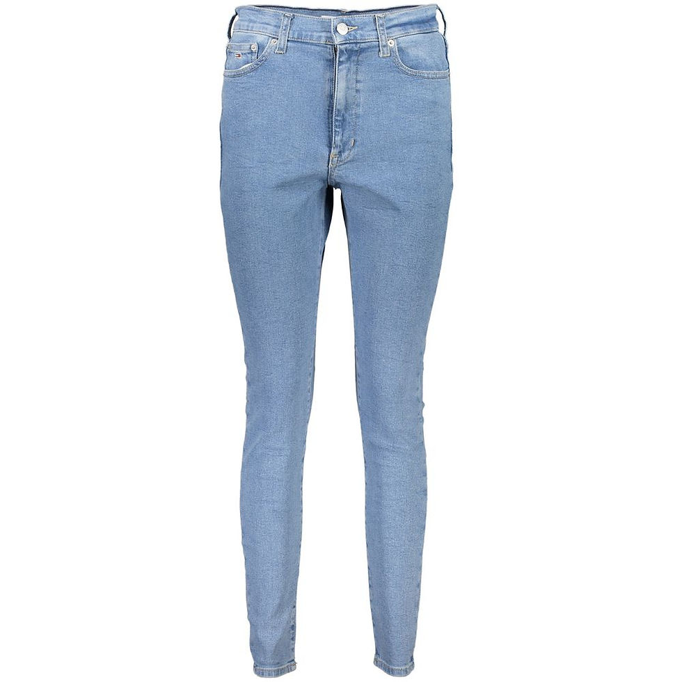 Tommy Hilfiger Blue Cotton Women Jeans