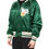 Thumbnail: Dolce & Gabbana Green Floral DG Logo Full Zip Bomber Jacket