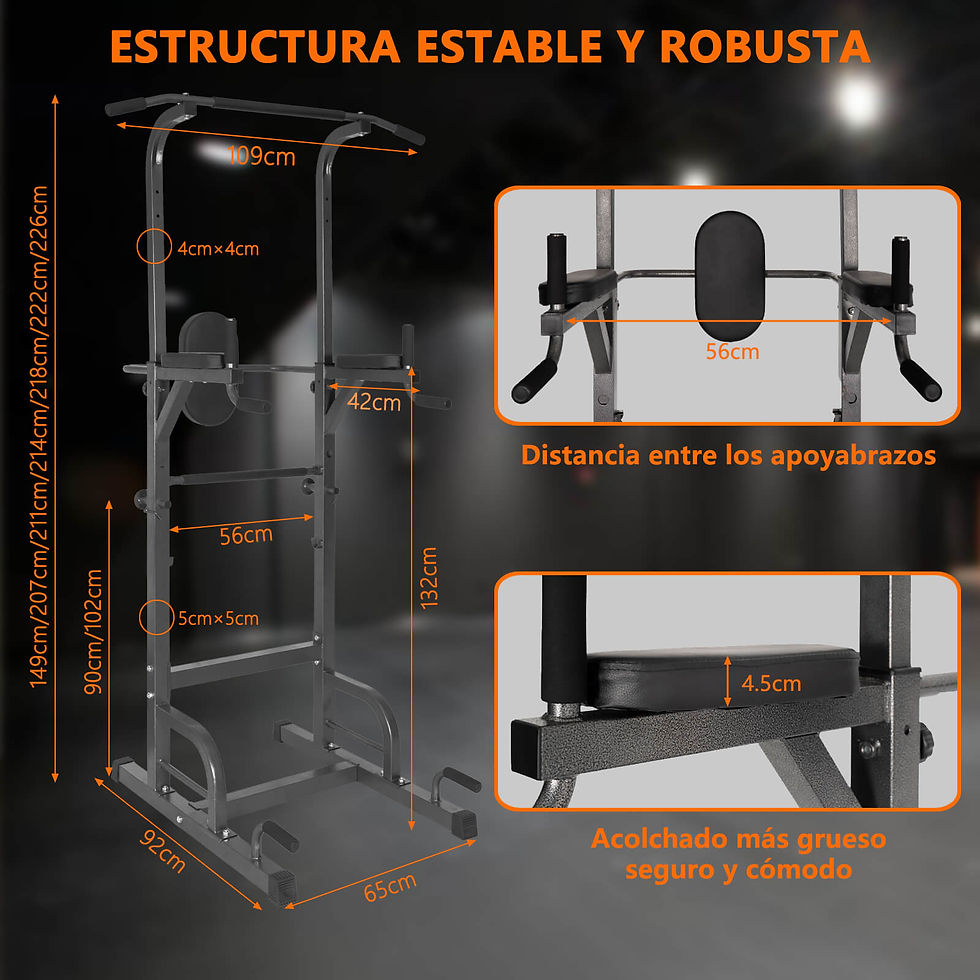 Thumbnail: EIGFOH China in Stock Multifunction Stand with Dip Station Push up Handles for F
