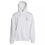 Thumbnail: Balenciaga White Cotton Logo Hooded Pullover Oversize Sweater
