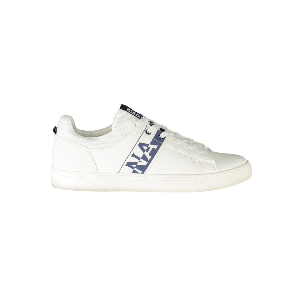 Napapijri White Leather Men Sneaker