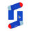 Thumbnail: Happy Socks Blue Cotton Tights & Sock