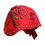 Thumbnail: Dolce & Gabbana Red Crystal Gold Roses Brooch Embellished Hat
