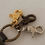 Thumbnail: Dolce & Gabbana Green Leather D&G Logo Metal Ring Hook Keyring Keychain